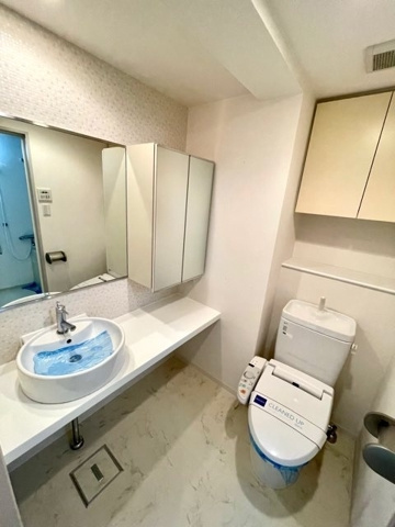 新品家具付きマンション西新宿18(KaGood東京)の洗面所