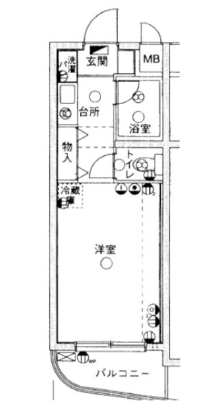 菱和パレス池袋本町の間取り|間取りです。