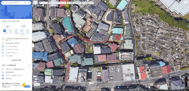 アルジェネーロ三ツ沢の地図