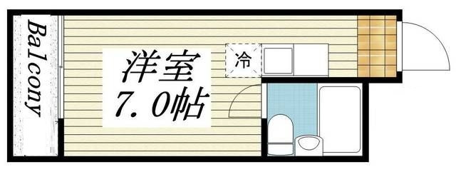 メゾン・ド・ヴェスタルの間取り|間取りです。