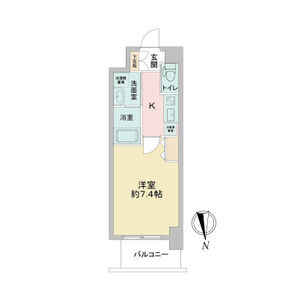 ファーストフィオーレ江坂レガリスの間取り