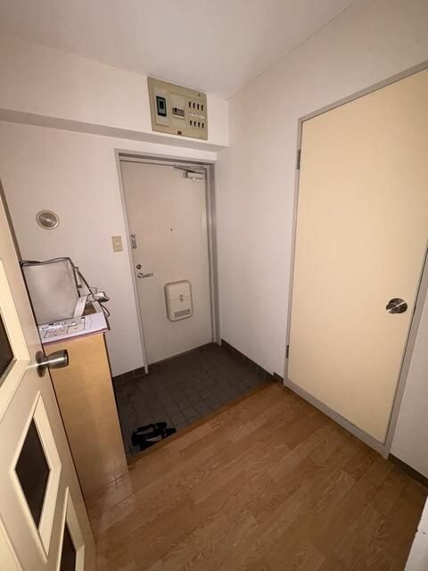マノーホワイトの玄関|収納もある玄関です