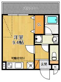 ハピネス尼崎の間取り
