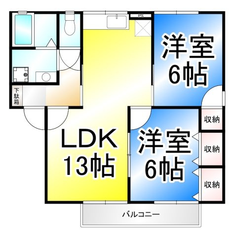 メゾンパーク東和田の間取り