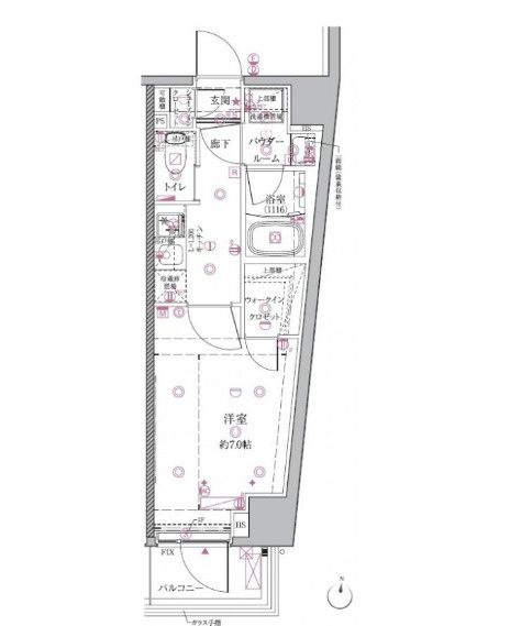 クレイシアIDZ芦花公園の間取り
