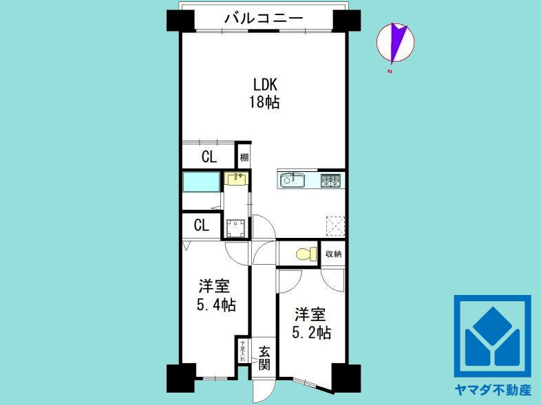 アドリーム宇治の間取り