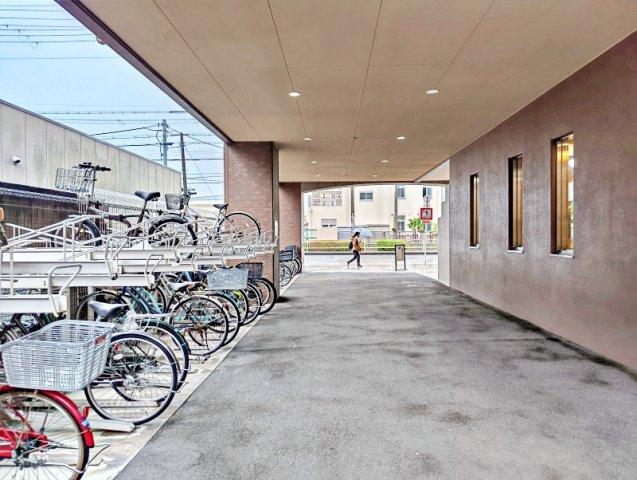 アービング塚本の駐輪場