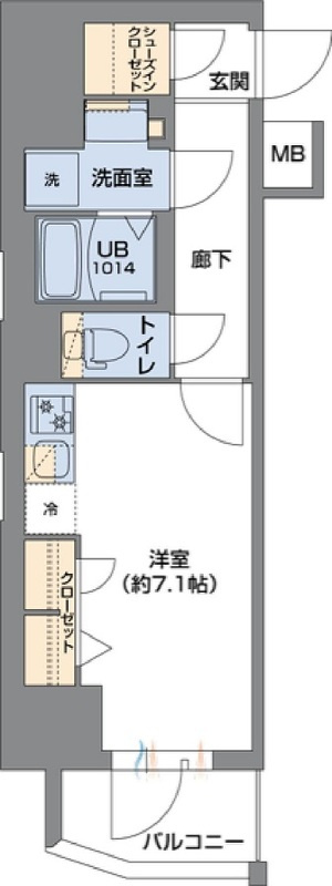 Metrosa谷町六丁目Southの間取り
