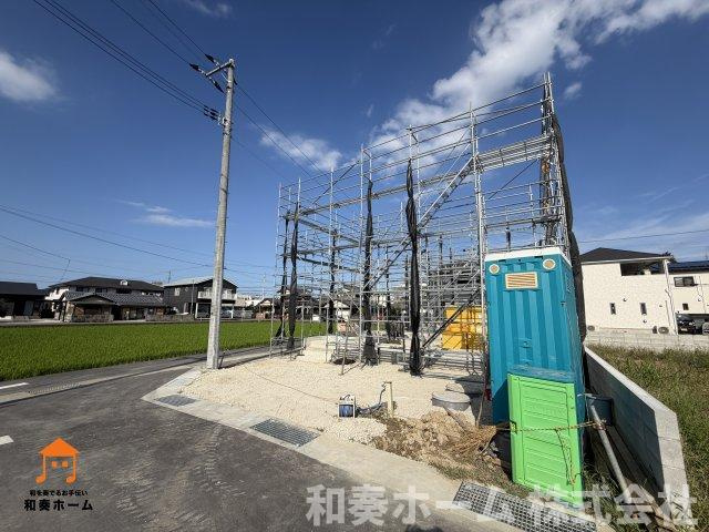 クレイドルガーデン石井町石井第2の前面道路含む現地写真