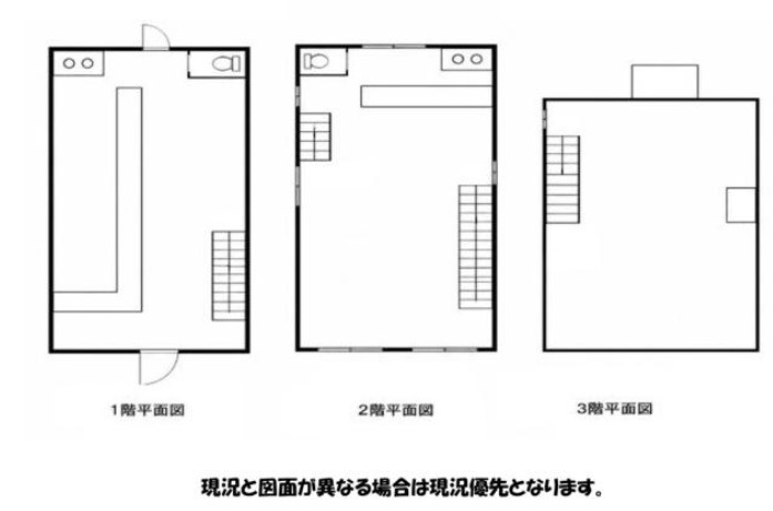 大阪市生野区桃谷４丁目の住宅付店舗戸建の間取り
