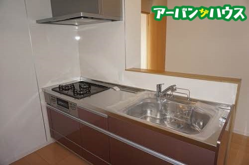 ソルブライトB棟のキッチン