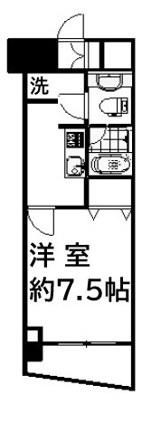 千代田区岩本町２丁目の賃貸マンションの間取り