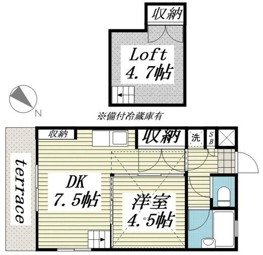 ジュネパレス松戸第２１の間取り