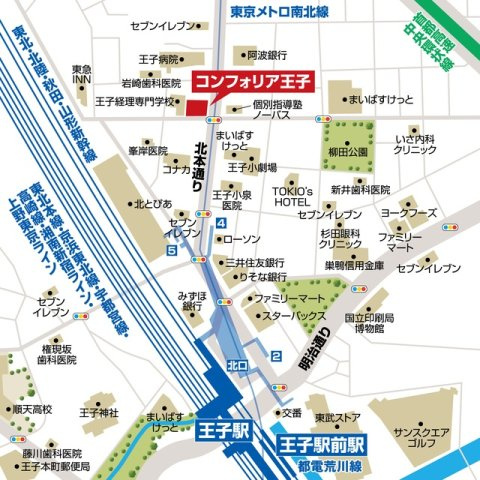 【地図】コンフォリア王子