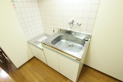２口コンロ設置可能なキッチン♪