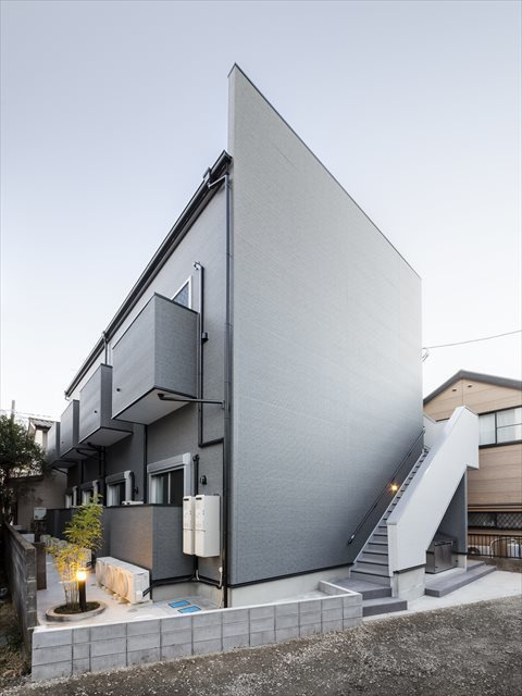 ツリーフィールド相模原の外観|デザイナーズ　敷地内ごみ置き場