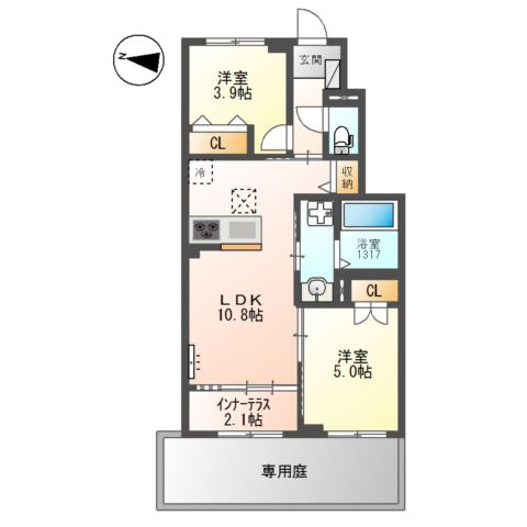 ティエラの間取り