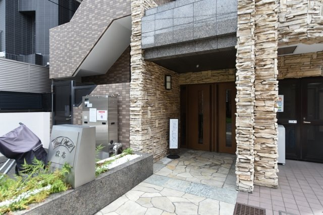 パークウェル麻布のエントランス