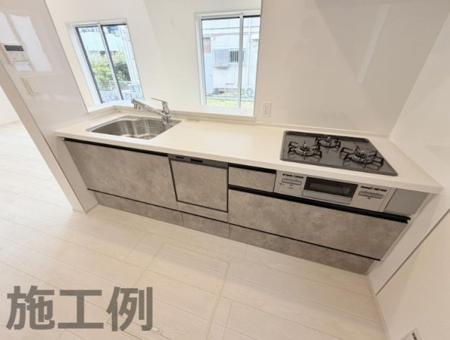 藤沢市遠藤新築戸建て　2期1号棟のキッチン|キッチンです