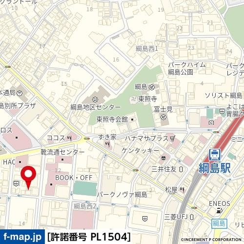 プリオール綱島の地図