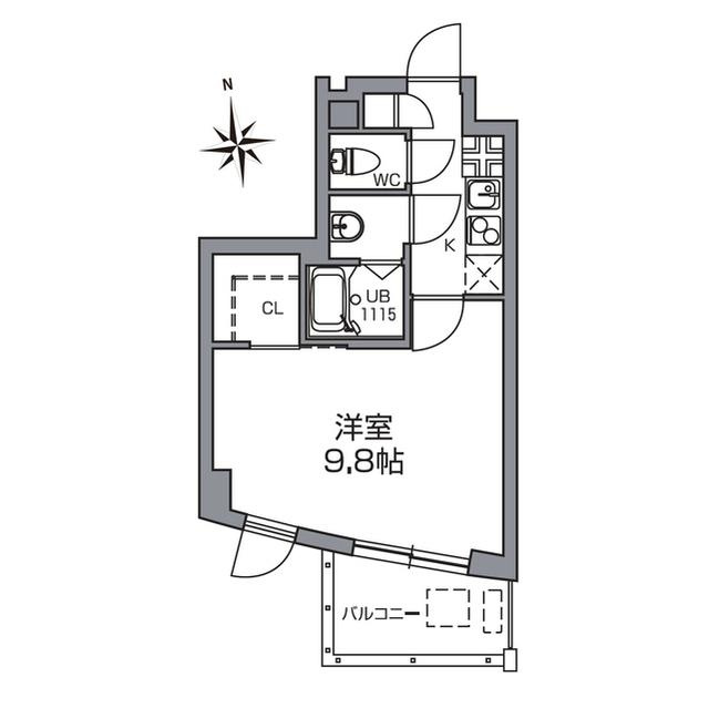 Eno de豪徳寺の間取り|間取り図