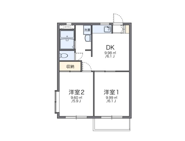 レオパレスＡＮＮＥＸ新川崎の間取り