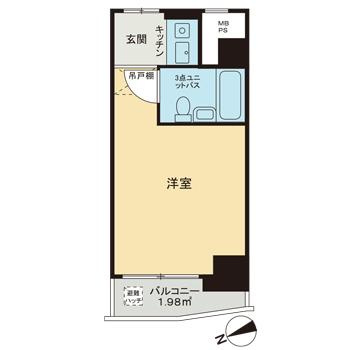 シティプラザ南麻布の間取り