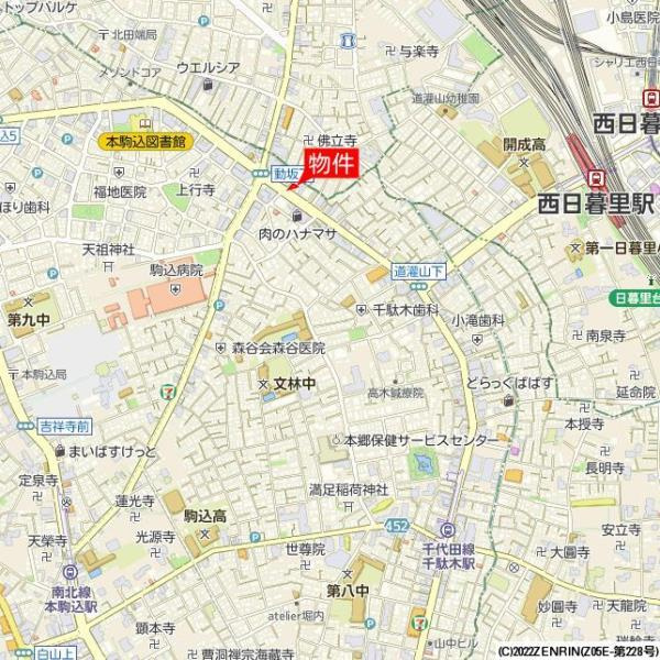 ＣＡＳＡ文京動坂の地図