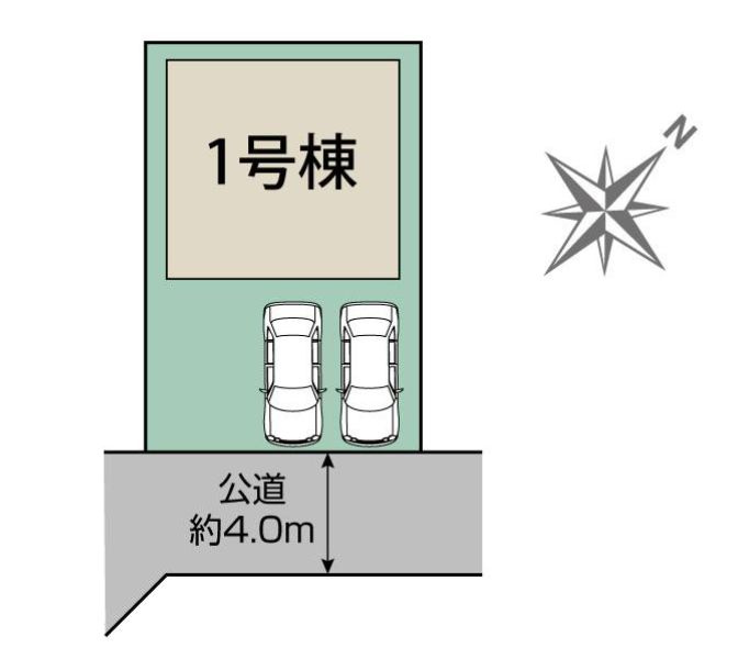 南区大野台5丁目新築戸建て　1号棟の区画図|区画図「南区大野台5丁目新築戸建て　1号棟」