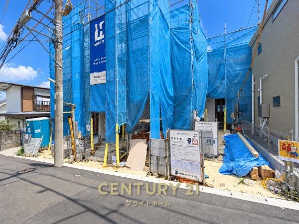 川崎市中原区井田３丁目の新築一戸建の外観|同仕様物件もご案内をさせて頂きます。
お車でご自宅まで送迎承ります。