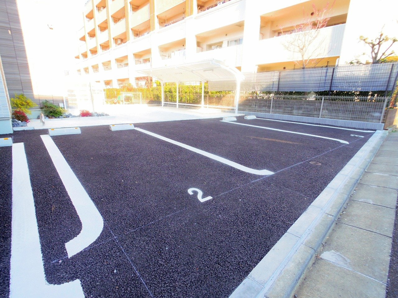 スライヴの駐車場