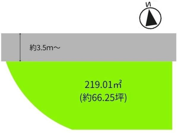 紀の川市名手市場　土地の土地図