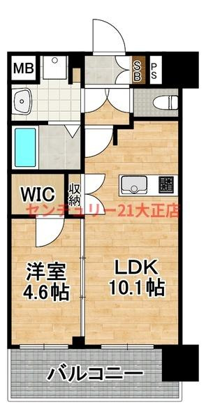 クリスタルグランツみなとシティの間取り