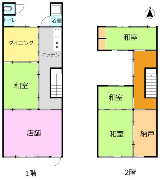 瀬戸市朝日町・中古戸建の間取り
