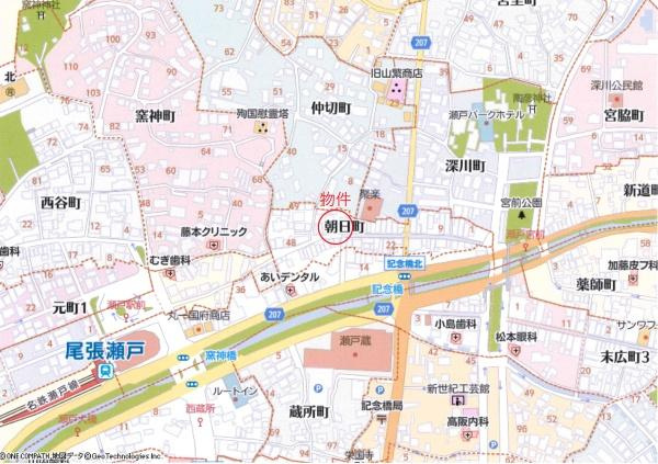 瀬戸市朝日町・中古戸建のその他|交通アクセス図です。