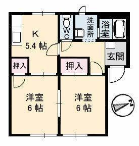 【間取り】 | リバティ松本 Ａ棟