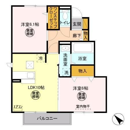 アネシス　Ⅲの間取り