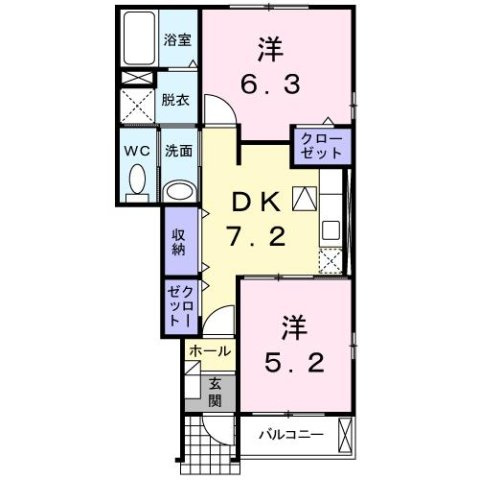 マーベラスビューＤの間取り