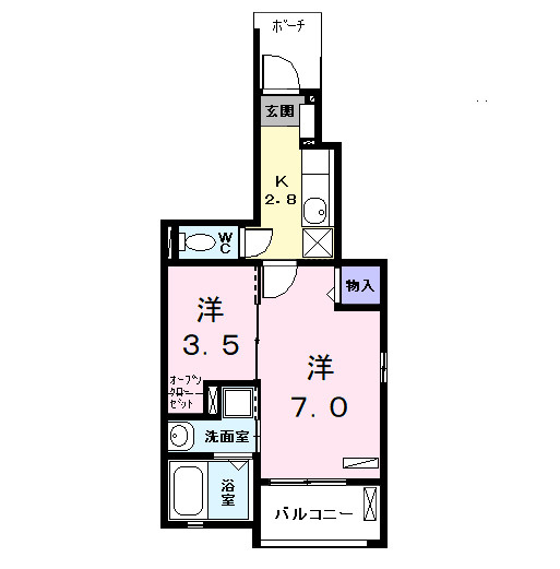 ＫＴ・ＰＬＡＣＥの間取り