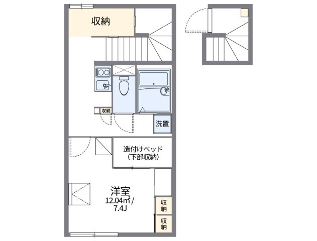 レオパレスウィンドミルの間取り