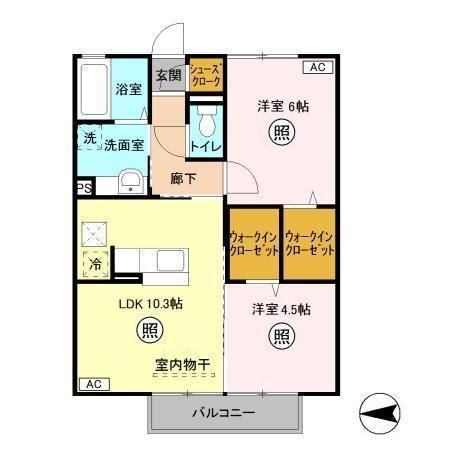 カーサＲ・Ｔ　Ｃの間取り