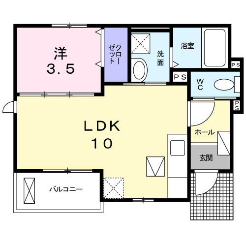 ローレル八木の間取り
