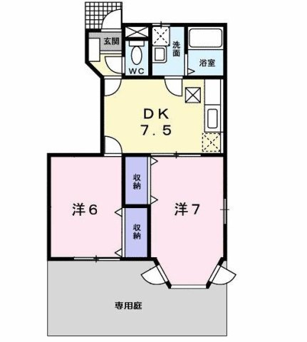 シャンソレイユの間取り