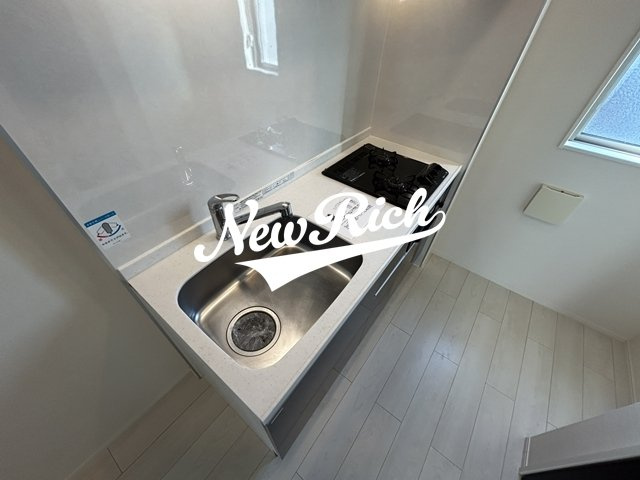 伊勢崎市安堀町のアパートのキッチン