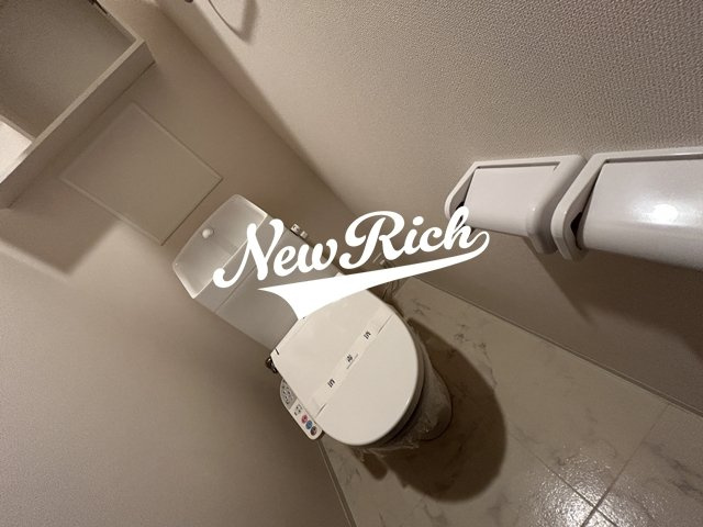 伊勢崎市安堀町のアパートのトイレ