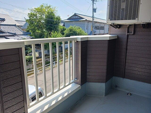 メゾンマキノのバルコニー