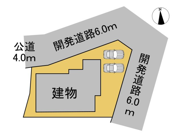 中古戸建　岐阜市日野東7丁目　平成4年築の区画図