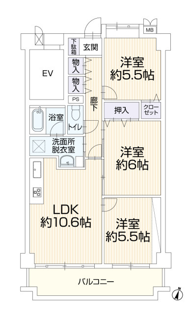 ライオンズマンション藤沢湘南台第２　の外観