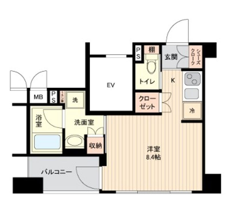 レガスタ浅草の間取り|間取りです。