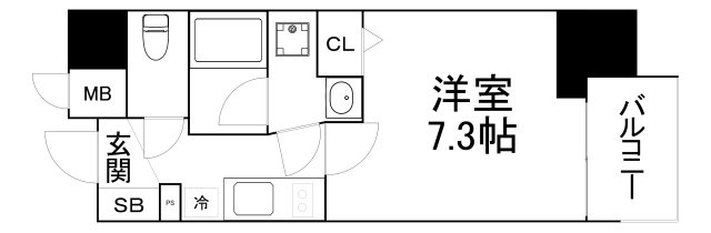 【間取り】 | Metrosa南森町